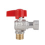 Кран кульовий кутовий 1/2"вз з накидною гайкою Standart TAS224W15 Thermo Alliance