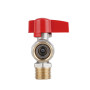 Кран кульовий кутовий 1/2"вз з накидною гайкою Standart TAS224W15 Thermo Alliance
