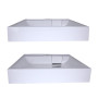 Раковина на пральну машину Qtap Arvin 595x595x115 мм, White QTARV2365WHI48575