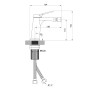Змішувач для біде Qtap Arvin QTARV255CRM48642 Chrome