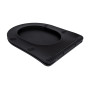 Сидіння для унітаза Qtap (Robin 490) 425x363x50 мм, Matt Black, з мікроліфтом Slim Duroplast, Quick Release QTSC179MB48676