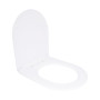 Qtap Сидіння для унітаза (Jay 640, Swan 640) 422x360x30 мм, White, з мікроліфтом, Slim Duroplast, Quick Release QTSC179W48699