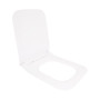 Qtap Сиденье для унитаза (Crow 640) 460x350x47 мм, White, с микролифтом, Slim Duroplast, Quick Release QTSC179W48700
