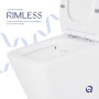 Унітаз-компакт Qtap Crow Eco безобідковий з сідінням Soft-close QTCRO27W48750