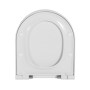 Qtap Сидіння для унітаза (Robin 490, Scorpio 490) 430x363x60 мм, White, з мікроліфтом, Slim Duroplast, MagLock QTSC179W48915