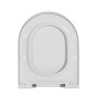 Qtap Сидіння для унітаза (Robin 520, Scorpio 520) 465x363x60 мм, White, з мікроліфтом, Slim Duroplast, MagLock QTSC179W48916