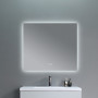 Дзеркало Qtap Taurus (TA2) 800×600 мм з LED-підсвічуванням Touch, з антизапотіванням, з димером, рег. темп. кольору (3000-6500K) QTTAU8006004895