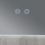 Дзеркало Qtap Taurus (TA1) 1000×800 мм з LED-підсвічуванням Touch, з антизапотіванням, з димером, рег. темп. кольору (3000-6500K) QTTAU100080048956
