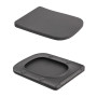 Унітаз підвісний Qtap Tern Ultra Quiet 520×345×325 мм, Anthracite, з сидінням Slim Duroplast / Soft-close / Quick Release QTTER26AN48999