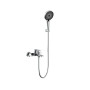 Змішувач для ванни Qtap Slavonice (з душовим гарнітуром) QTSLV259CRM48034 Chrome