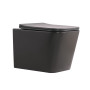 Унітаз підвісний Qtap Tern Ultra Quiet 520×345×325 мм, Anthracite, з сидінням Slim Duroplast / Soft-close / Quick Release QTTER26AN48999