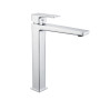 Змішувач латунний для раковини Lidz Orion 001FH високий (k25) LDORI001FHCRM48096 Chrome