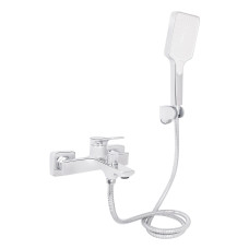 Змішувач для ванни Qtap Arvin з душовим гарнітуром QTARV259CRM48640 Chrome