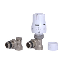 Термостатичний набір Thermo Alliance Standart кутовий 1/2" TAS352W15