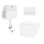 Готове рішення Qtap для ванної кімнати: Унітаз напольний Robin Ultra Quiet QT13223381AW + інсталяція QT0122490S+ клавіша QT0111M08V1384W