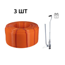 Акційний набір Thermo Alliance: 3 бух. Труба PEX-A EVOH ORANGE, 3 шари, 16×2,0 мм (600 м), Spain + Такер ТК-100