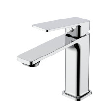 Змішувач для раковини низький Qtap Capricorn, Chrome (k26) QTCAP1060102C48219