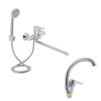 Акційний набір Lidz Nicole: Змішувач 005 Chrome + Змішувач 008F Chrome