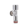 Кран кутовий Thermo Alliance Forte 1/2"З×3/4"З, хром TAF341W1520