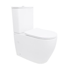 Унітаз підлоговий Qtap Evia Ultra Quiet 630×350×795 мм з сидінням Soft-close, White QTEVI27W49258