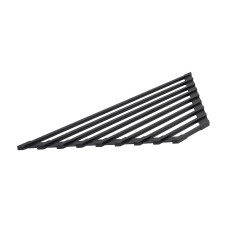 Сушарка на кухонну мийку кутова Lidz Acsis LA18 Black, квадратна основа, для посуду 430х70х10 мм LDACSLA18BLM49771