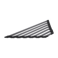 Сушарка на кухонну мийку кутова Lidz Acsis LA20 Black, плоска основа, для посуду 430х175х10 мм LDACS297BLM49773
