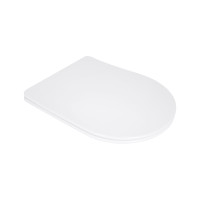 Сидіння для унітазу Qtap (Evia, Arvin, Leo 630) 410x330x22 мм, White, з мікроліфтом, Slim Duroplast, Quick Release QTSC179W49264