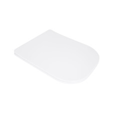 Сидіння для унітазу Qtap (Stork, Aquarius 630) 420x336x22 мм, White, з мікроліфтом, Slim Duroplast, Quick Release QTSC179W49263