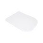 Сидіння для унітазу Qtap (Stork, Aquarius 630) 420x336x22 мм, White, з мікроліфтом, Slim Duroplast, Quick Release QTSC179W49263