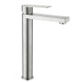Змішувач для раковини високий Lidz Nexus 001FH (k35) LDNEX001FHNKS49185 Nickel