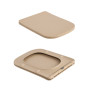 Унітаз підвісний Qtap Tern Ultra Quiet 520×345×325 мм, Beige, з сидінням Slim Duroplast / Soft-close / Quick Release QTTER26SB49001