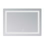 Дзеркало Lidz Kubis (KU2) 1200х800 з LED-підсвічуванням Touch, з антизапотіванням, з димером, рег. яскравості LDKUB120080049007