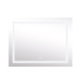 Дзеркало Lidz Kubis (KU1) 1200х800 з LED-підсвічуванням Touch, з антизапотіванням, з димером, рег. яскравості LDKUB120080049008