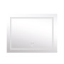 Дзеркало Lidz Kubis (KU1) 1200х800 з LED-підсвічуванням Touch, з антизапотіванням, з димером, рег. яскравості LDKUB120080049008