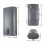 Водонагрівач електричний Thermo Alliance 50 л Grey, плоский вертикальний, мокрий ТЕН 2 кВт (0,8+1,2) DT50V20G(PD)/2G