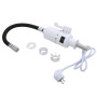Проточний кран-водонагрівач з гнучким виливом для кухні Lidz Warm 065 LDWAR065GRE49096 White/Grey
