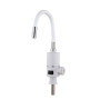 Проточний кран-водонагрівач з гнучким виливом для кухні Lidz Warm 065 LDWAR065WHI49097 White/White