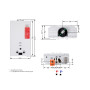 Колонка газова димохідна Aquatronic A21 White 10 л