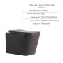 Qtap Комплект Tern Anthracite 3 в 1: підвісний унітаз Ultra Quiet + біде підвісне + раковина накладна QTROBAN49157