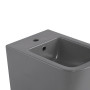 Qtap Комплект Tern Stone grey 3 в 1: підвісний унітаз Ultra Quiet + біде підвісне + раковина накладна QTTERSG49162