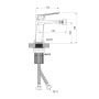 Змішувач для биде Qtap Crow QTCRO255CRM49177 Chrome