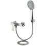 Змішувач для душу Lidz Nexus 010 (k35) LDNEX010NKS49188 Nickel