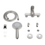 Змішувач для душу Lidz Luna 010 (k35) LDLUN010NKS49191 Nickel