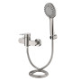Змішувач для душу Lidz Luna 010 (k35) LDLUN010NKS49191 Nickel