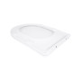 Сидіння для унітазу Qtap (Evia, Arvin, Leo 630) 410x330x22 мм, White, з мікроліфтом, Slim Duroplast, Quick Release QTSC179W49264