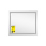 Дзеркало Lidz Kubis (KU1) 600х700 з LED-підсвічуванням Touch, з антизапотіванням, з димером, рег. яскравості LDKU60070049285