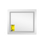 Дзеркало Lidz Kubis (KU2) 600х700 з LED-підсвічуванням Touch, з антизапотіванням, з димером, рег. яскравості LDKU60070049286