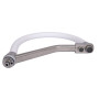 Вилив в зборі Lidz (330х265х35) для змішувача для кухні Aria 020F3 Nickel/White LDARI3302653549380