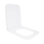 Сидіння для унітазу Qtap (Gemini 520) 448x357x38,5 мм, White, з мікроліфтом, Slim Duroplast, Quick Release QTSC179W49386