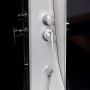 Душовий бокс Lidz Tani SB100x100.SAT.LOW.GR, скло тоноване 4 мм